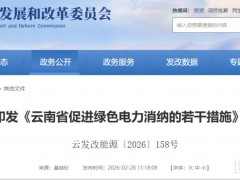 綠氫項目補貼13元/公斤！云南發布促綠電消納15條措施