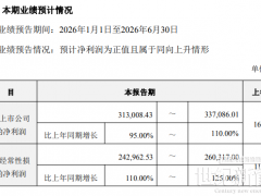 大漲110%、凈賺31億+！鋰電龍頭首發(fā)上半年業(yè)績預(yù)告